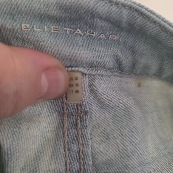 Elie Tahari Adena Straight Leg Jeans - Picture 3 of 7